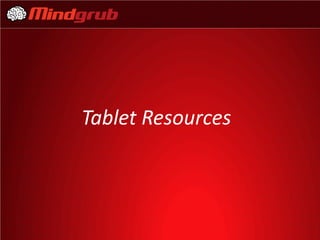 Tablet Resources
 