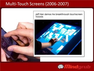Multi-Touch Screens (2006-2007)

              TED2006
 