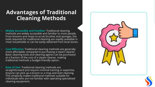 Steam Cleaners vs. Traditional Methods | PDF