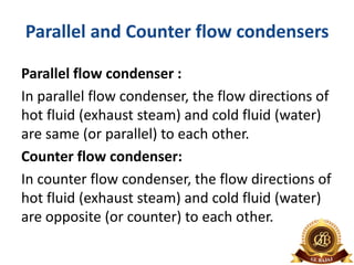 Steam condensers - Part 2 (Low level jet condensers) | PPT