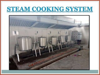Steam Cooking System Chennai, Tamil Nadu, Coimbatore, Madurai, Nepal, Andhar, Pondi, Trichy, Dubai, Namakkal, Kanchipuram, Tambaram, Mysore, Hyderabad, Avadi, India.pptx
