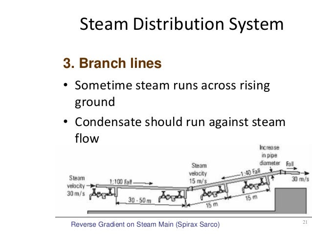Steam Distribution System Diagram Steam Distribution System: