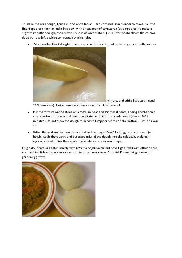 Steamed Fermented Cornmeal Patties Aboloo