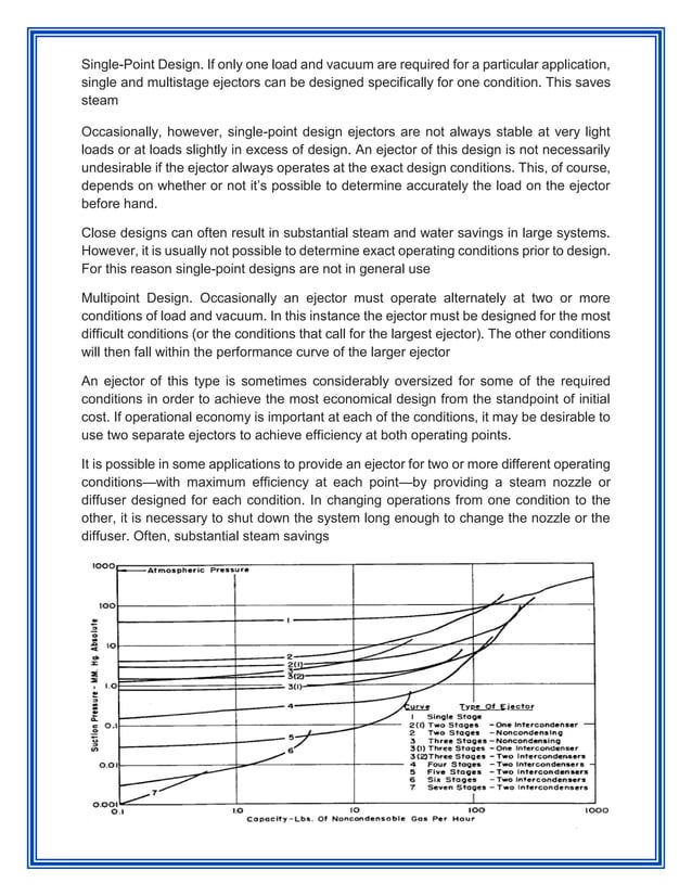 Steam ejector working principle PDF
