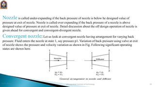 Under Expanded Nozzle Example Steam engine | PPTX