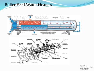 Boiler Feed Water Heaters
Prepared by:
Mohammad Shoeb Siddiqui
Sr. Shift Supervisor
Saba Power Plant
 