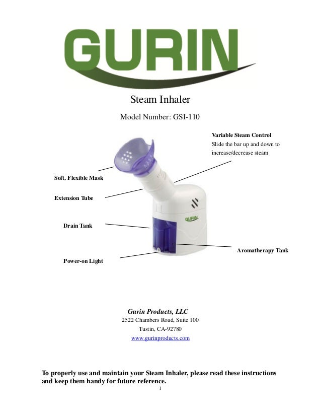 Gurin Steam Inhaler