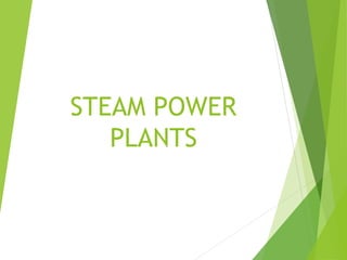 Steam Power Plants | PPT