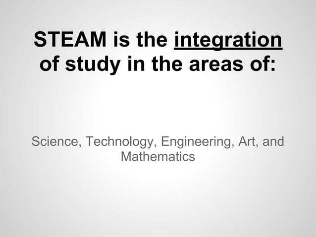 Steam presentation | PDF | Chemistry | Science