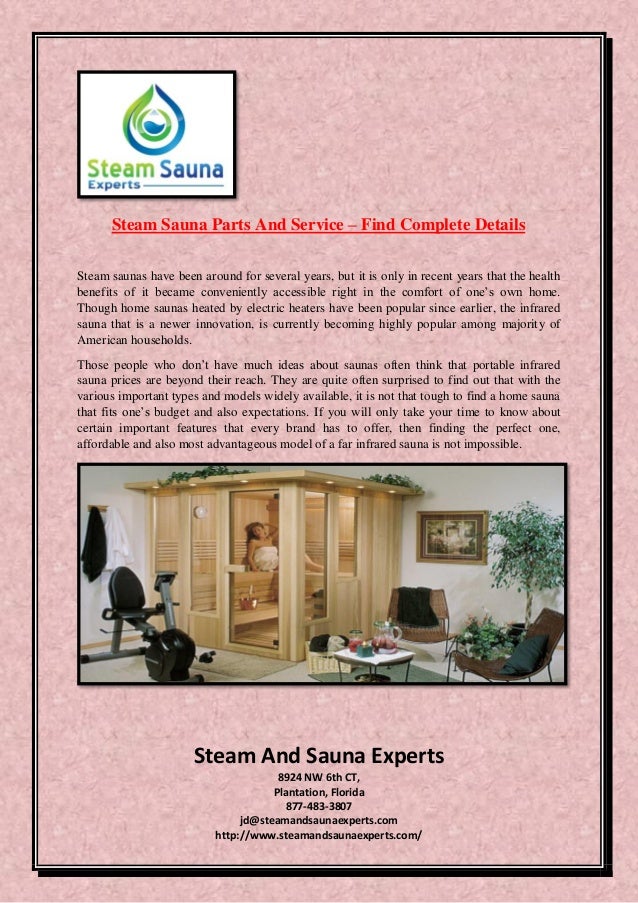 Steam sauna parts and service find complete details