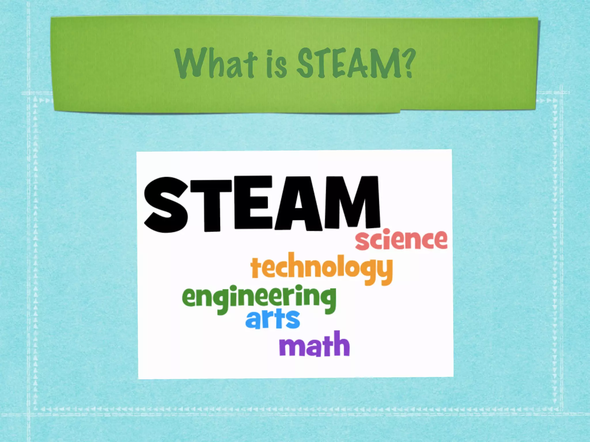 What is STEAM? 
 