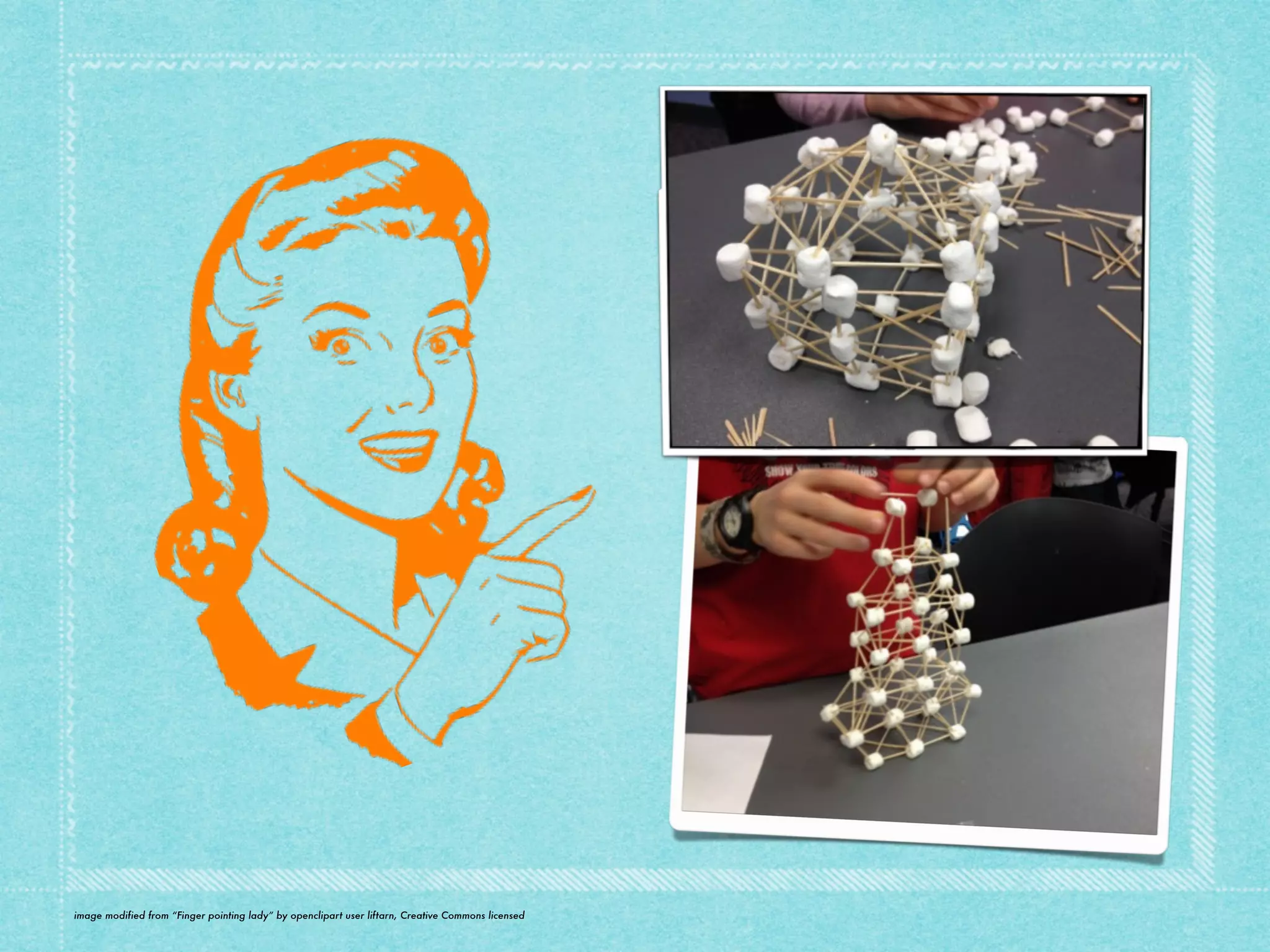 image modified from “Finger pointing lady” by openclipart user liftarn, Creative Commons licensed 
 