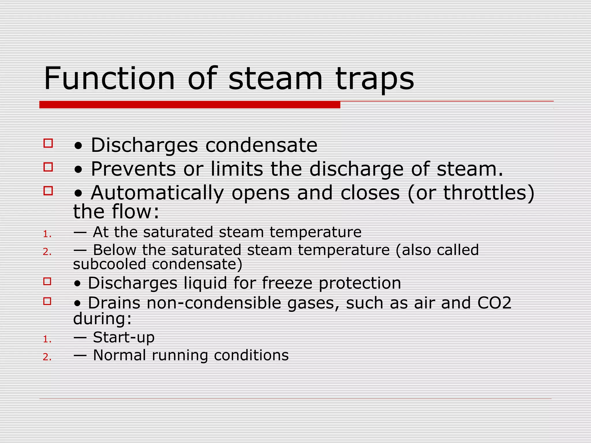 Steam traps PPT