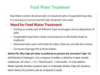 Feed Water Treatment
 