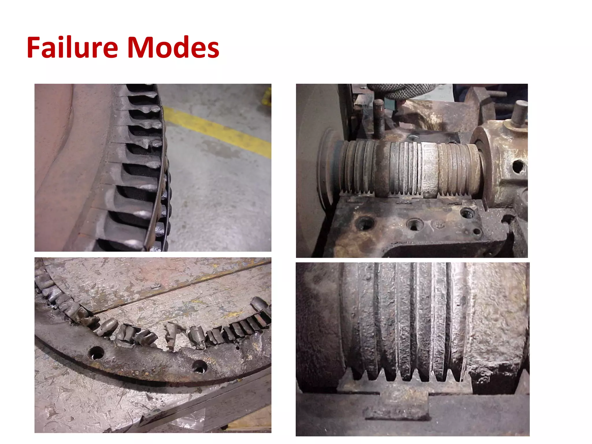 Failure Modes
 
