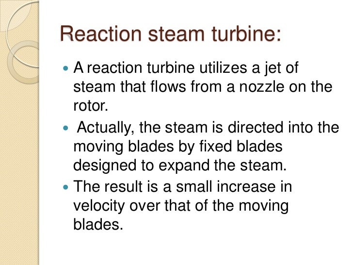 Steam Turbine Working Principle