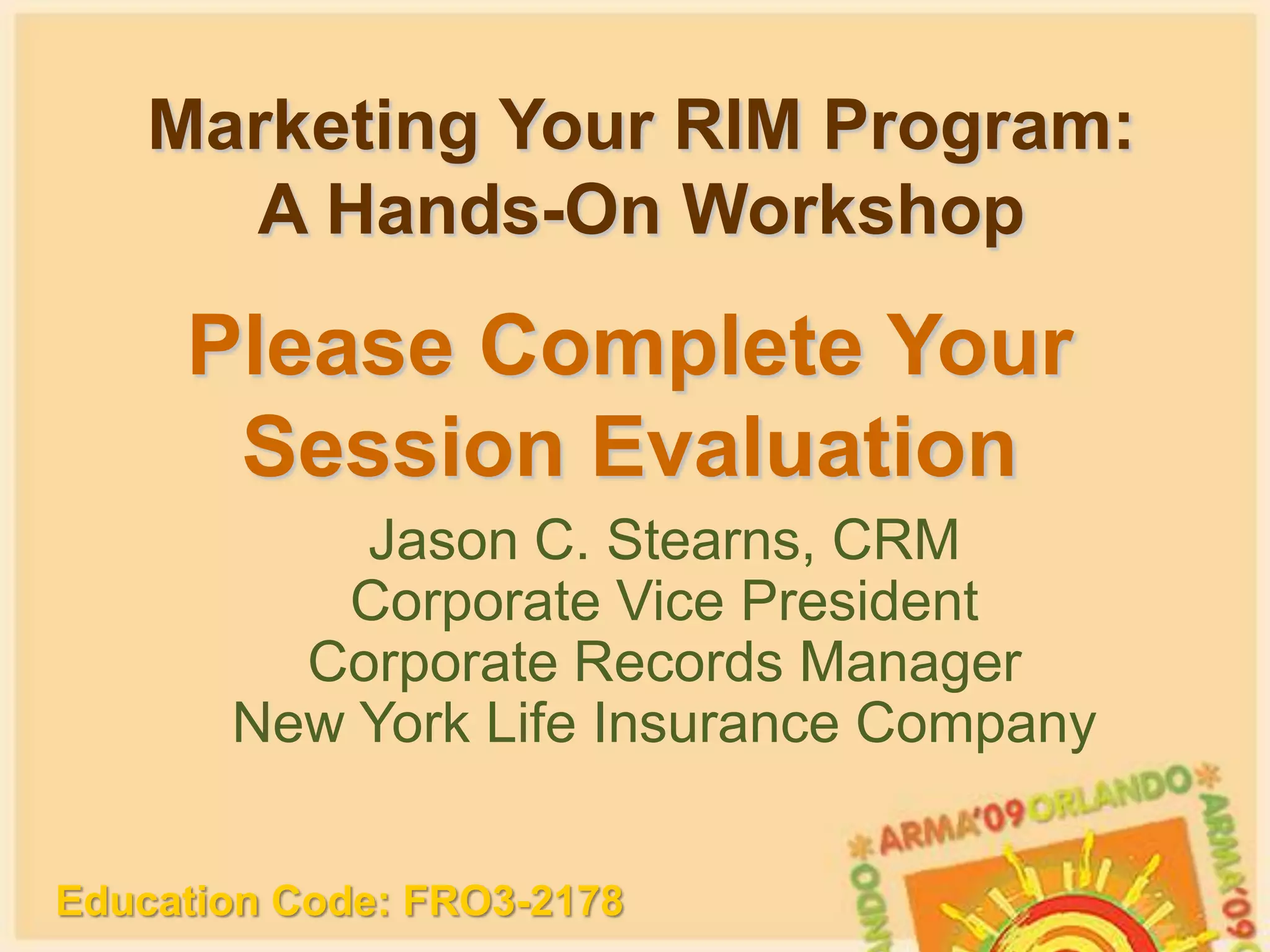 May not be appropriate in all locations