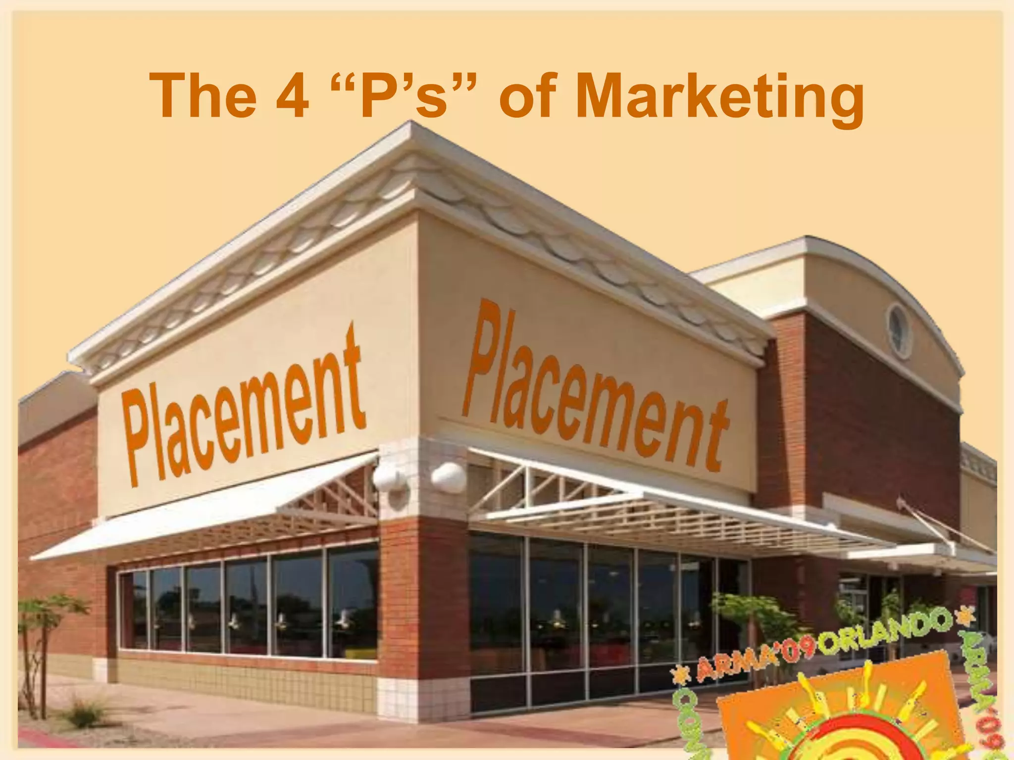 The 4 “P’s” of MarketingPrice