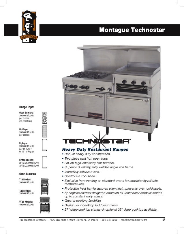 Price List of Commercial Cooking Equipments