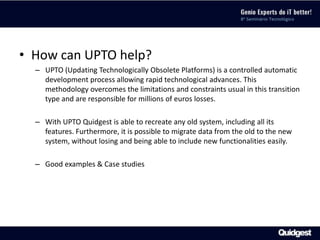 Replacing obsolete ERP software systems with Genio | PPTX