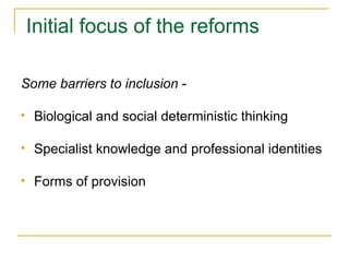 Reforming Teacher Education for Inclusive Education | PPT