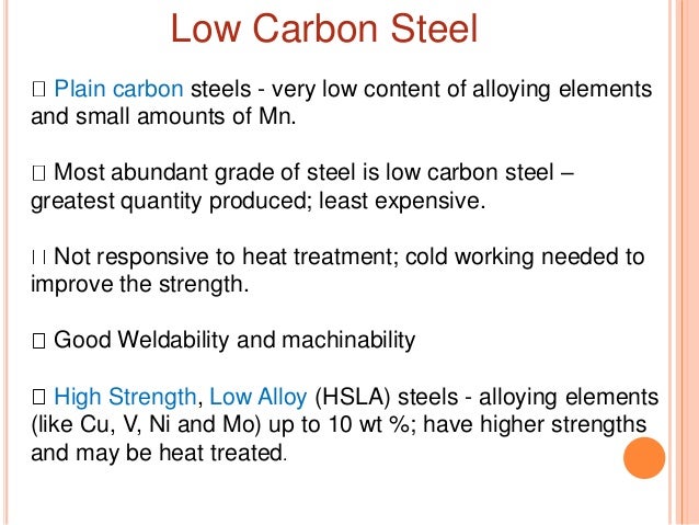 Carbon Steel Grades Chart
