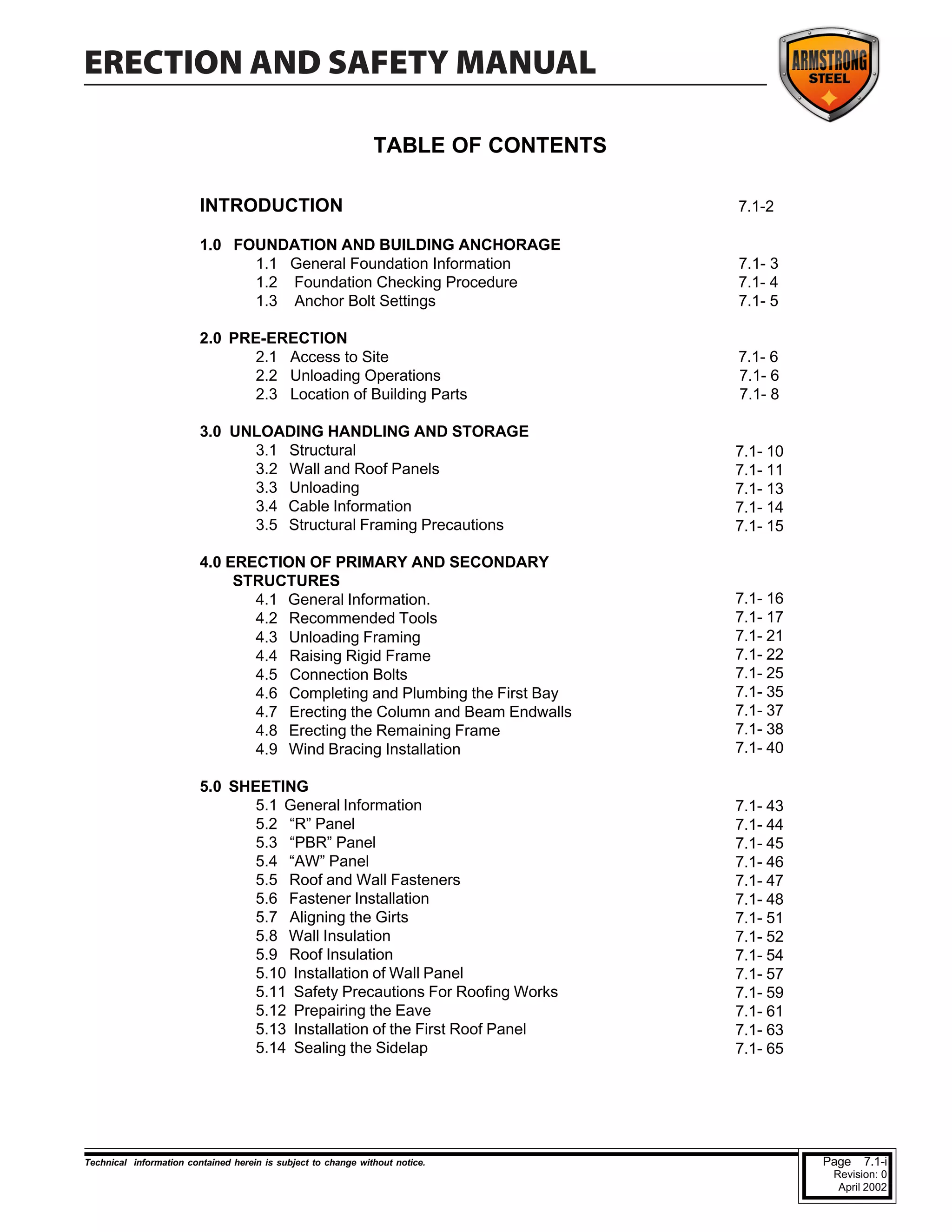 Steel building-erection-manual | PDF