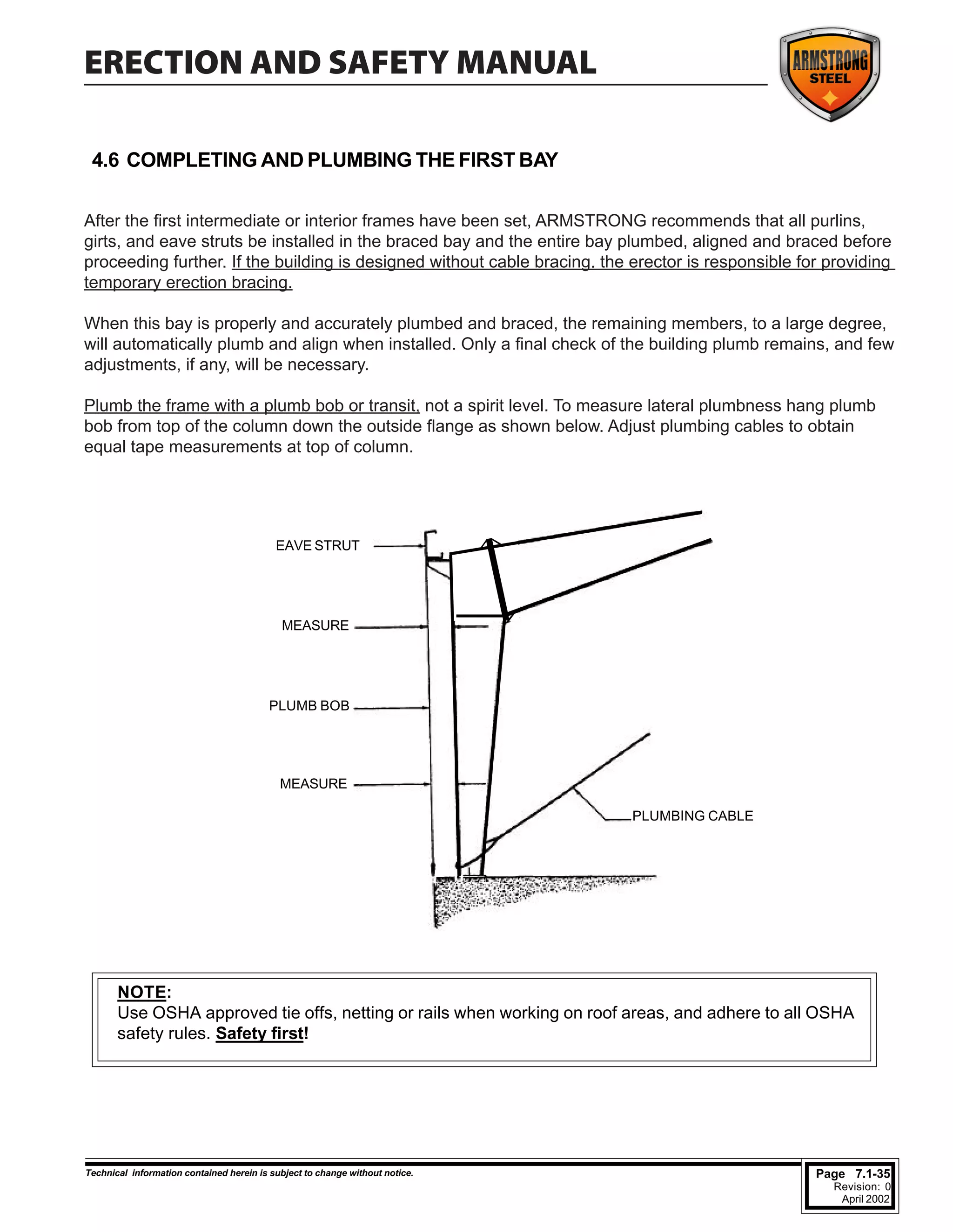 Steel building-erection-manual | PDF