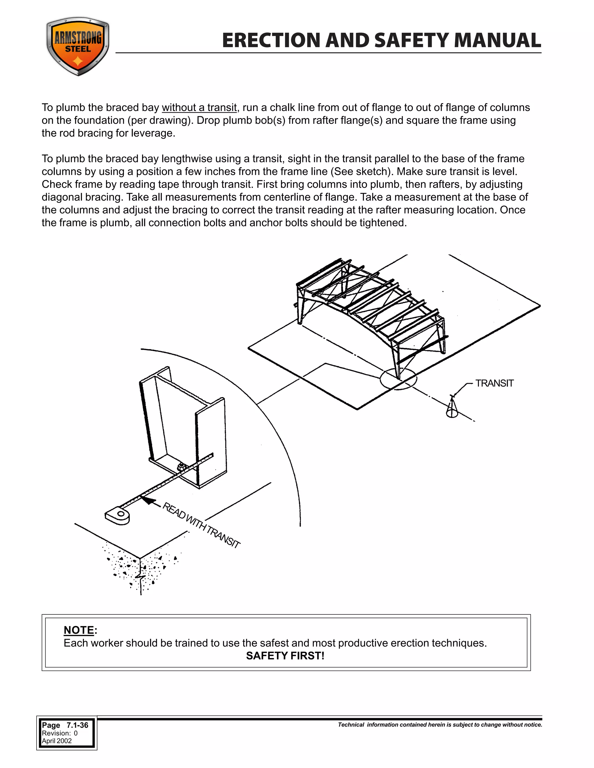 Steel building-erection-manual | PDF
