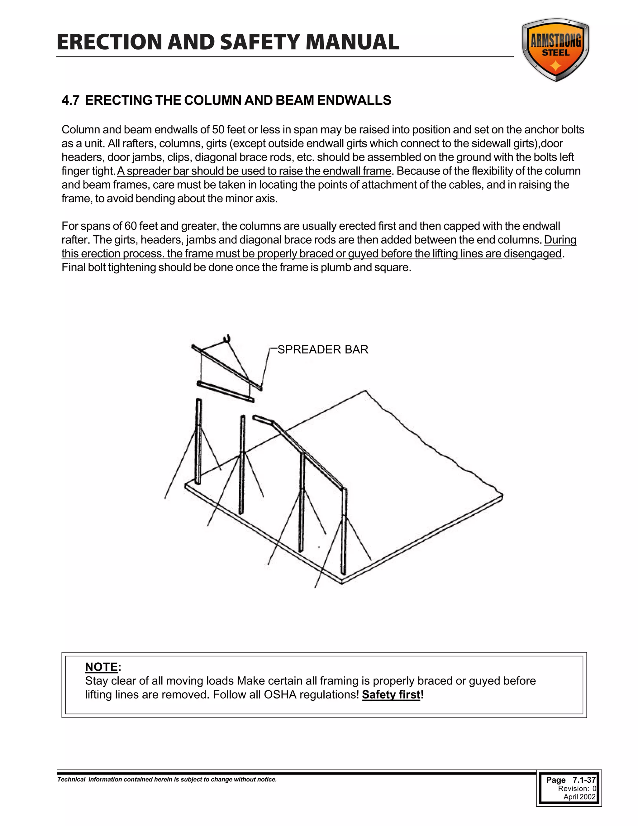Steel building-erection-manual | PDF
