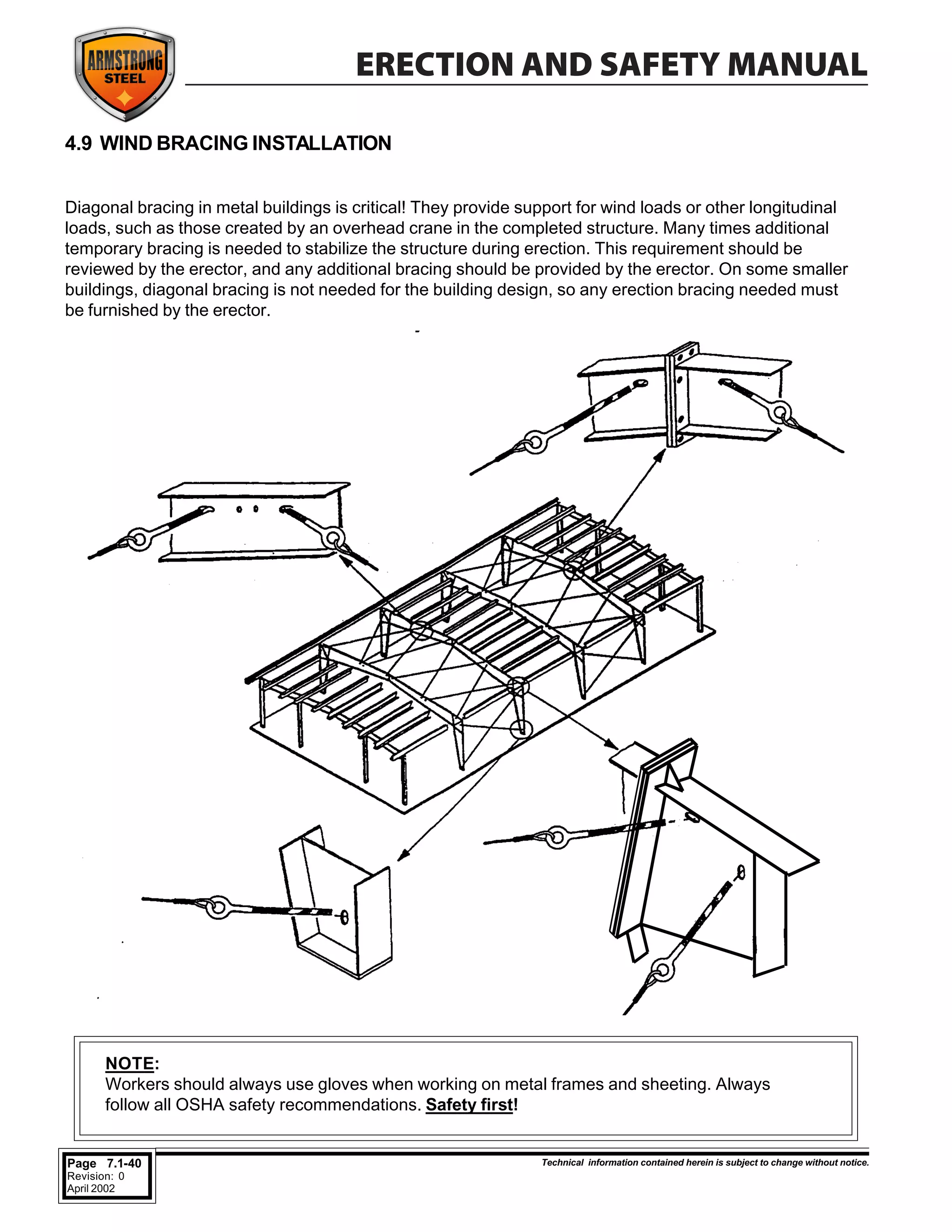 Steel building-erection-manual | PDF