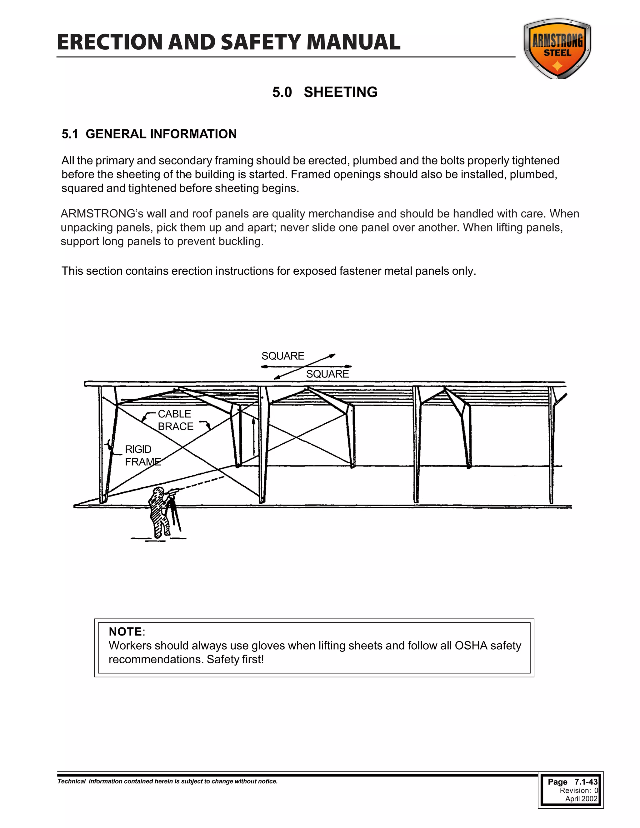 Steel building-erection-manual | PDF