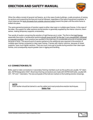 Steel building-erection-manual | PDF