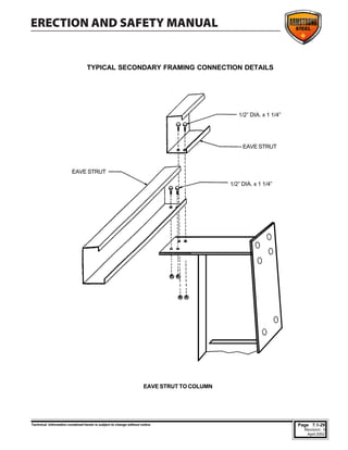 Steel building-erection-manual | PDF
