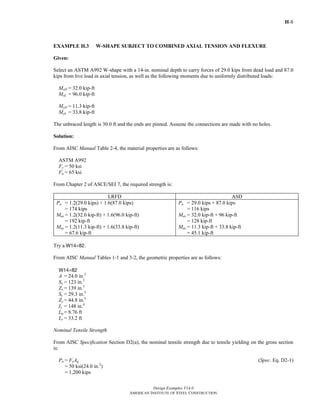 Steel design-examples | PDF