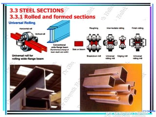 Steel Ruling Section steel structures and types of steel and design | PDF