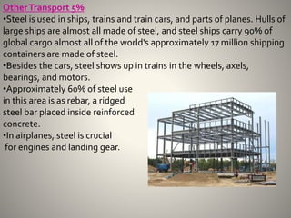 Applications of Steel | PPTX