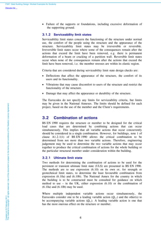 Steel building design worked example | PDF