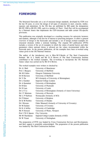 Steel building design worked example | PDF