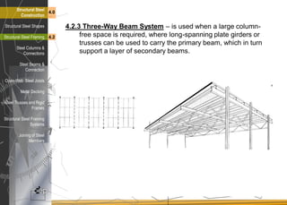 Stringer Column steel construction USING DIFFERENT TECHNIQUES | PDF