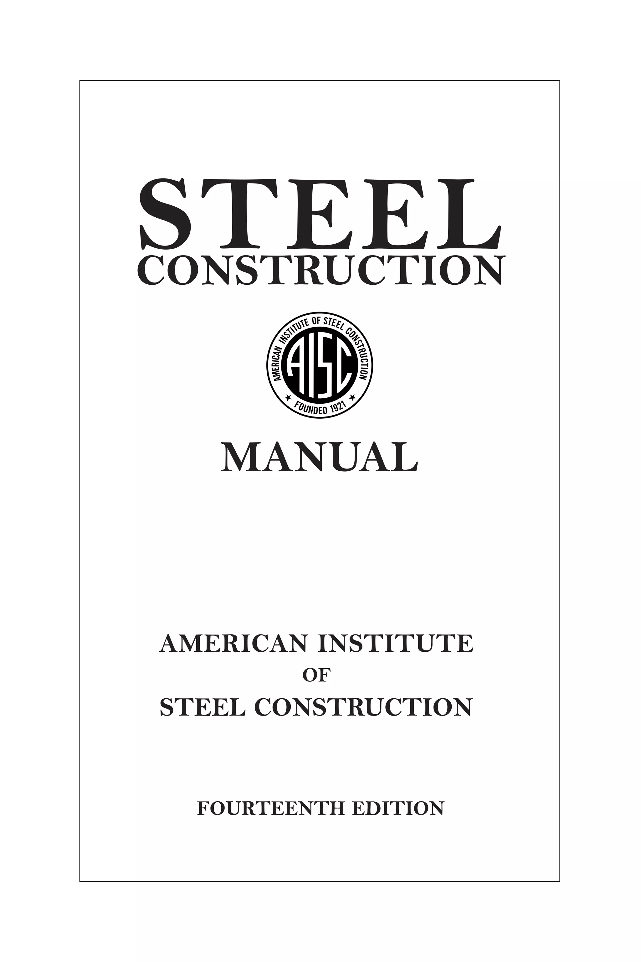 STEEL CONSTRUCTION 14TH MANUAL AISC.pdf