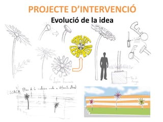 PROJECTE D’INTERVENCIÓ
    Evolució de la idea
 