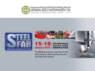 SteelFab 2018 Event at Expo Centre Sharjah - Germangulf.com