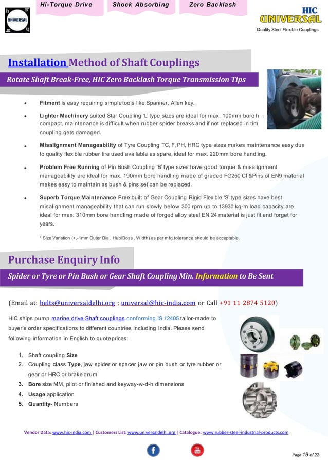 Steel Flexible Couplings PDF