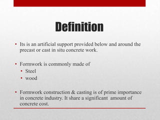 Steel formwork | PPTX