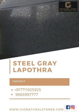 Steel grey lapothra