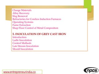Ladle Inoculation Steelmaking and Iron Products (Cast Iron, Compacted Graphite Irons ...