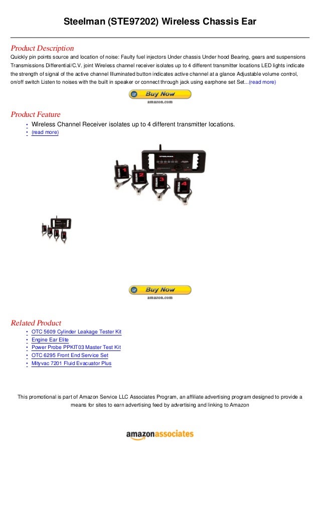 Steelman (ste97202) wireless chassis ear
