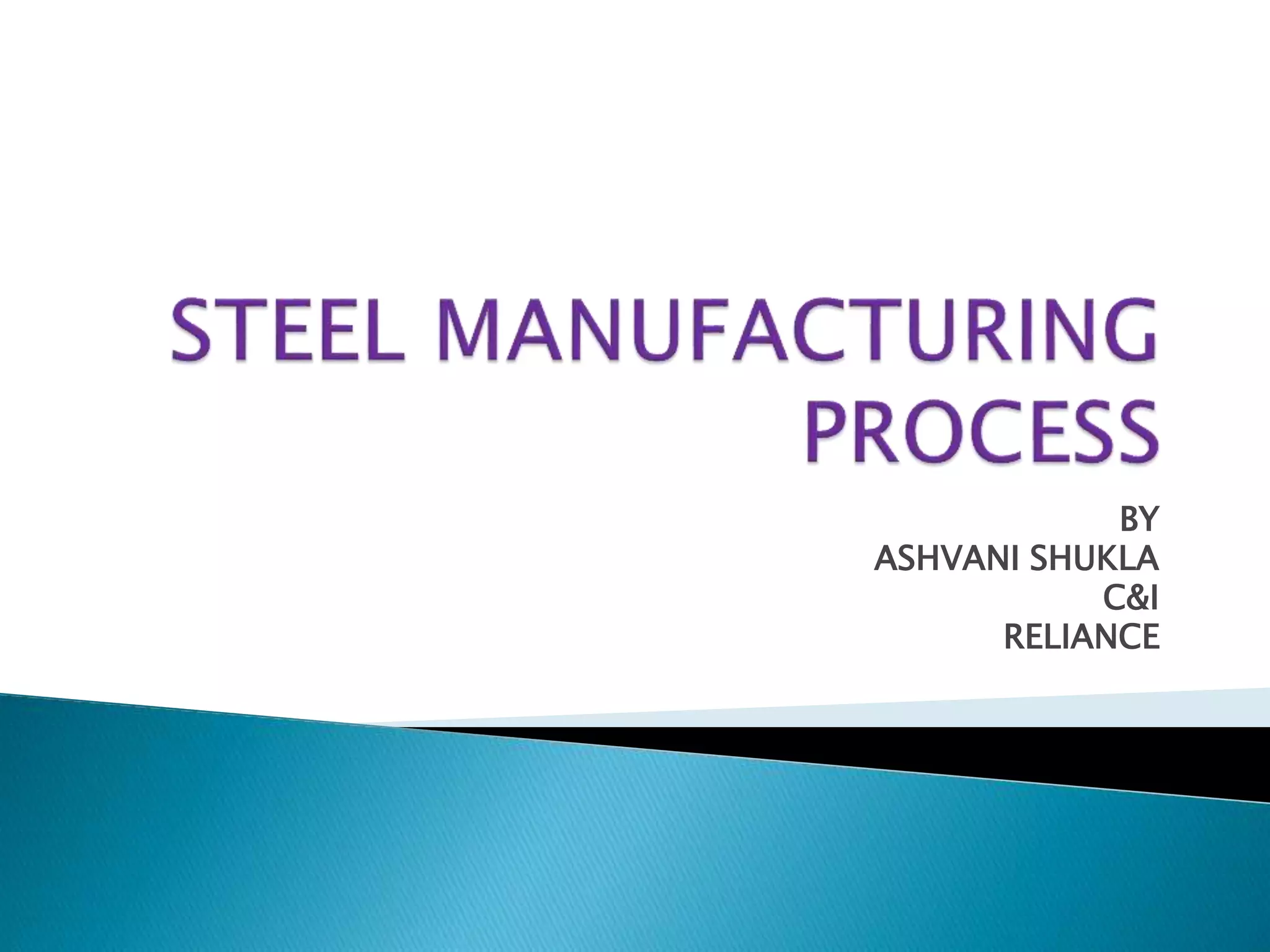 BY
ASHVANI SHUKLA
C&I
RELIANCE
 