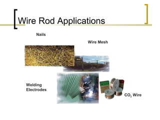 Wire Rods Applications Steel products | PPT